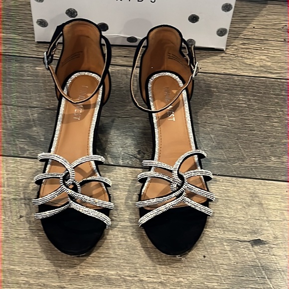 Authentic Nine West little girls bling heels sz 1.5 - Picture 3 of 11